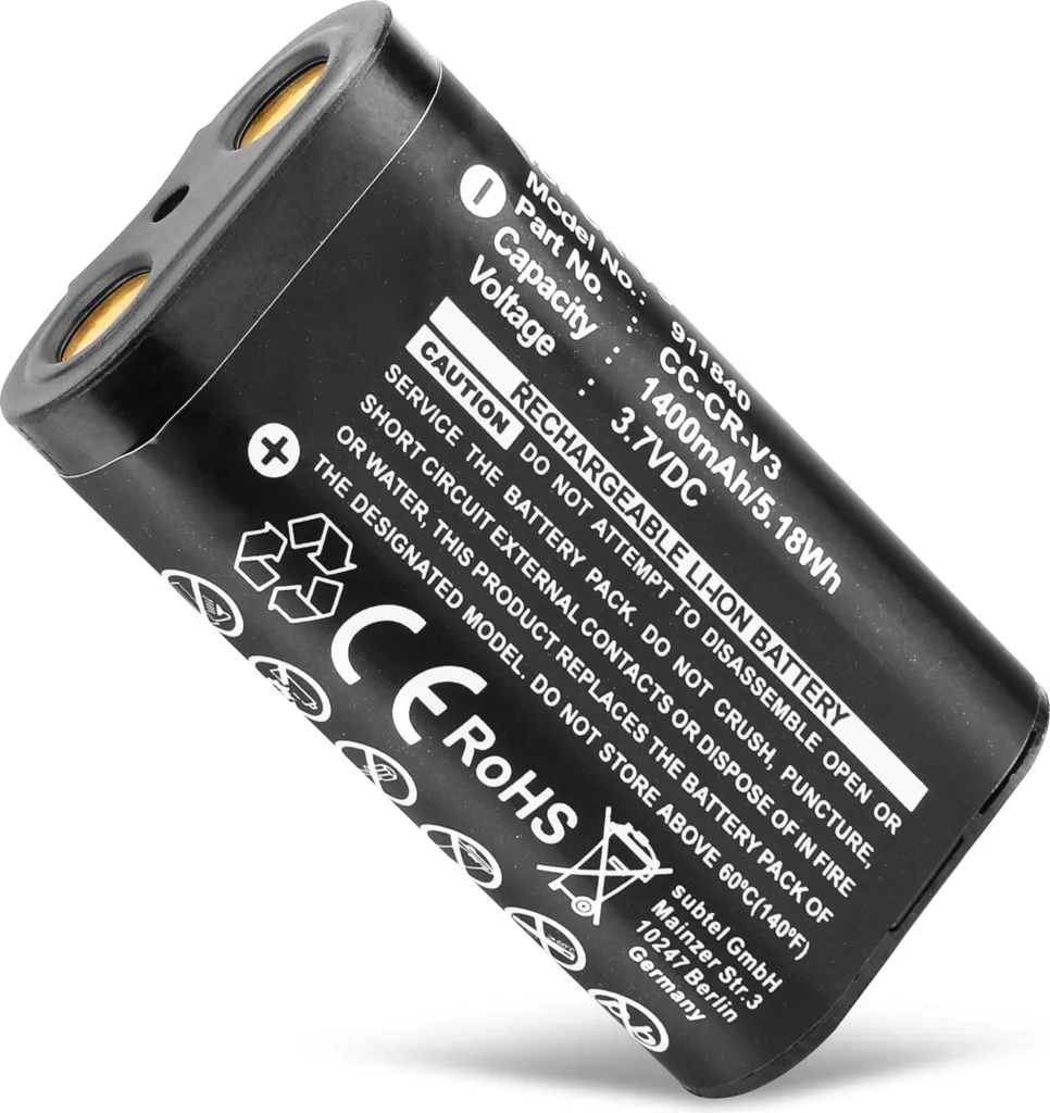CELLONIC, Batteria per fotocamera compatibile con Toshiba PDR-M500, PDR-M700, PDR-T10 (1400mAh, 3.6V)