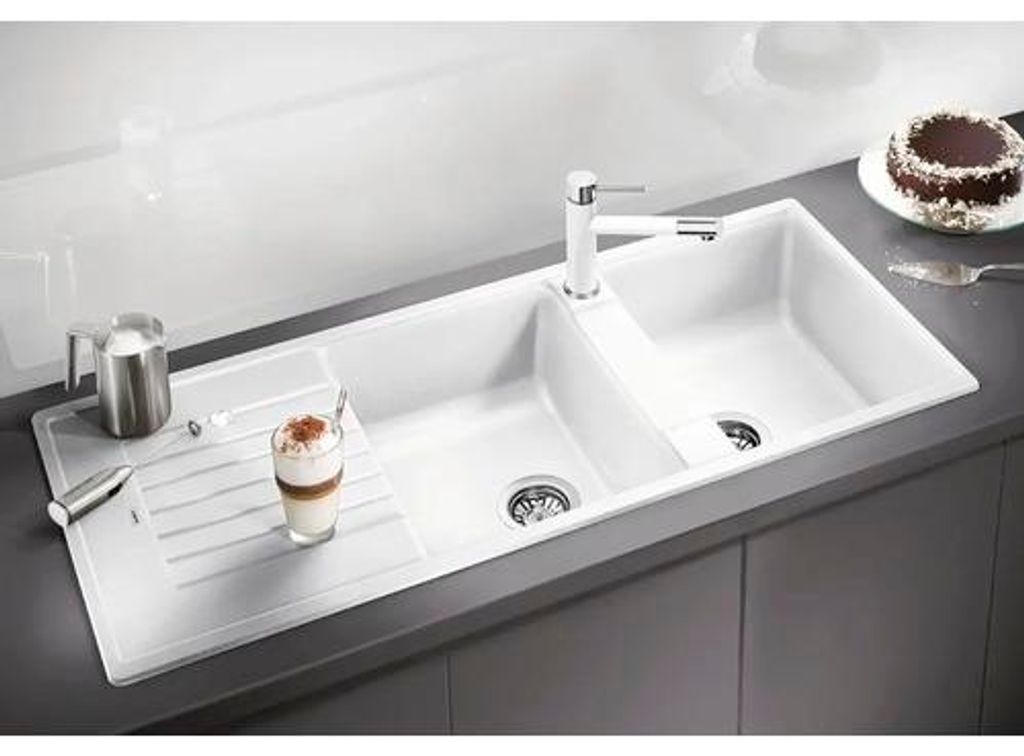 Blanco Zia 8 - Silgranitový dřez, 1160x500 mm, černá 526027 Obrázek produktu 