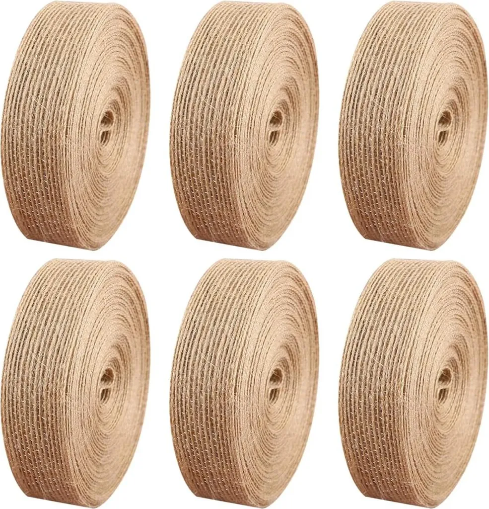 Ruban Décoratif pour Bouquet de Fleurs et Mariage Champêtre en Jute