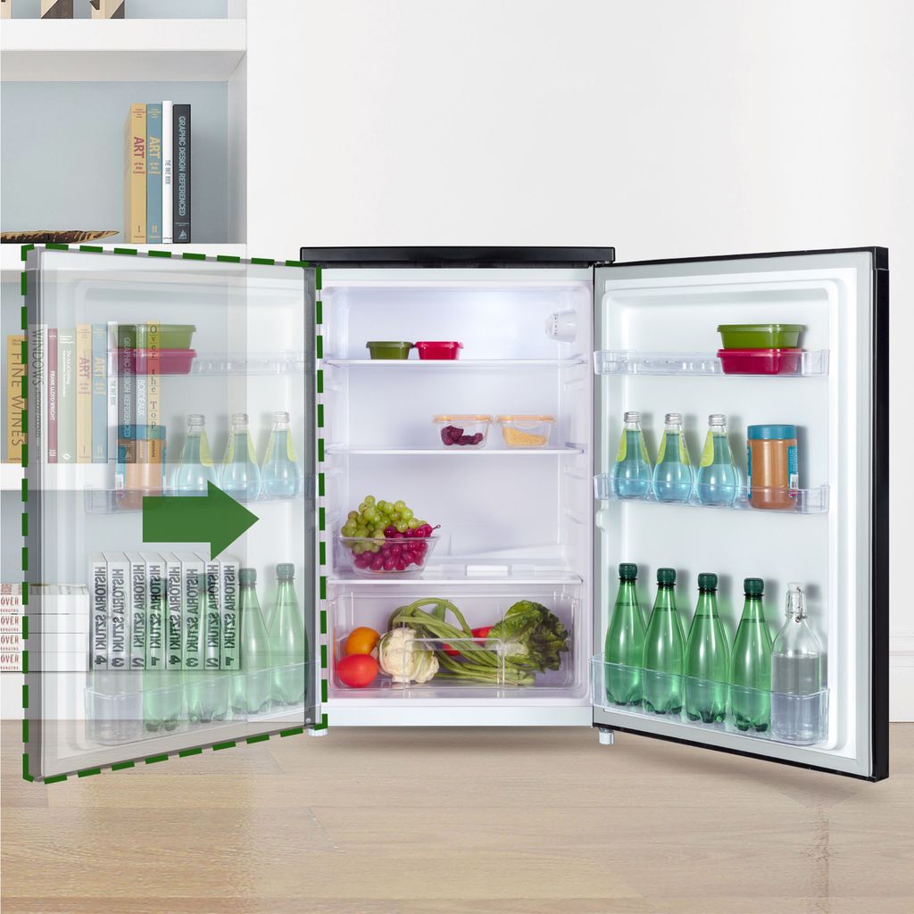 ChiQ CSF120BE Vollraumkühlschrank, Gesamtvolumen 126 Liter, Produktbild 9