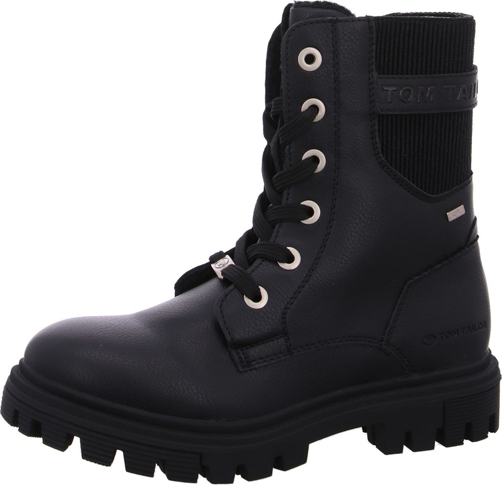 Tom Tailor Schnürstiefel Schwarz