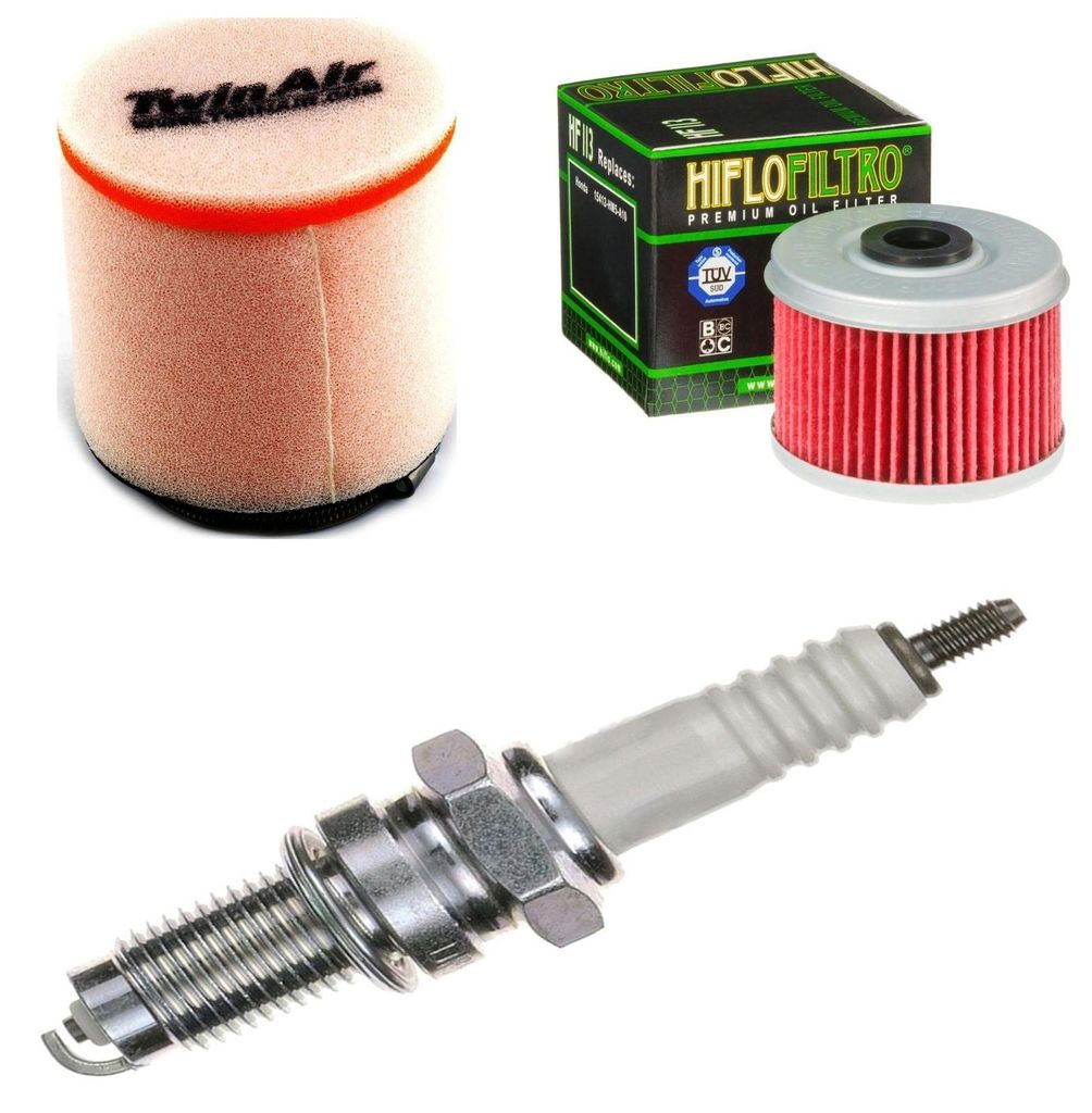 Service-Kit für Honda TRX 400 FW Fourtrax Foreman 1998-2002 Filter Zündkerze von pamoto - Neu