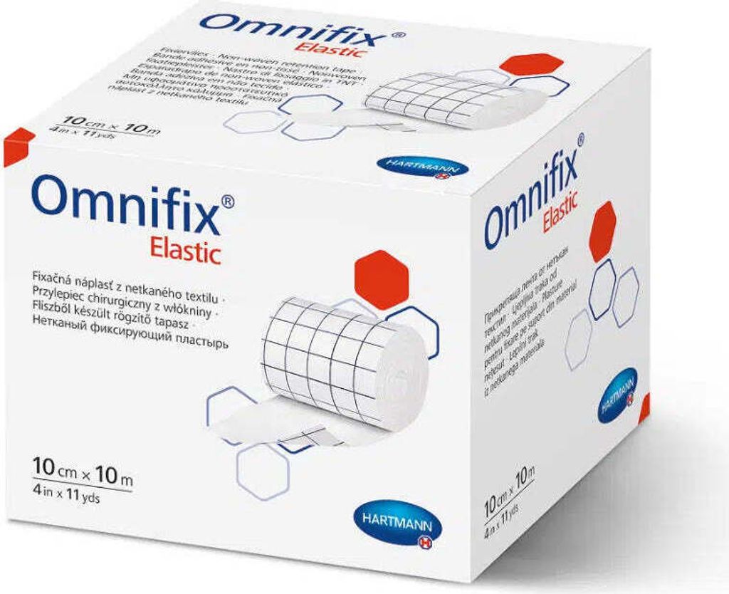 HARTMANN Omnifix elastic 2,5 cm x 10 m Rolle, 2 St. Pflaster