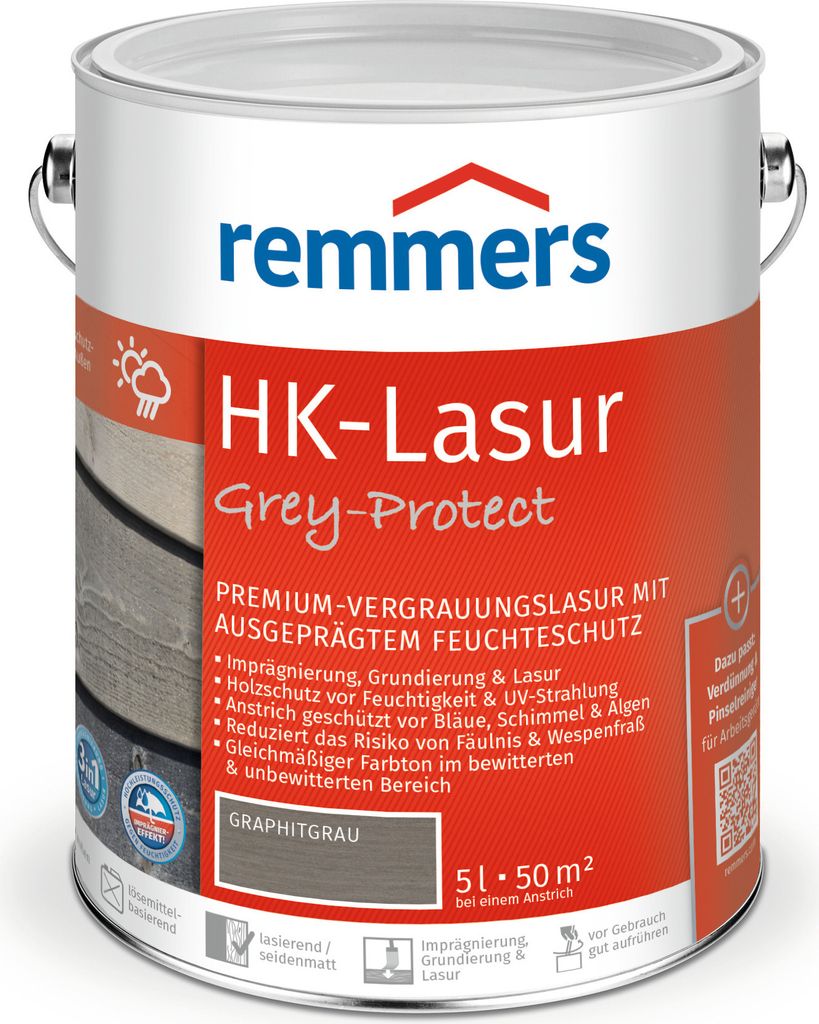 REMMERS HK lazura Grey Protect - ochranná lazura na dřevo Obrázek produktu 8