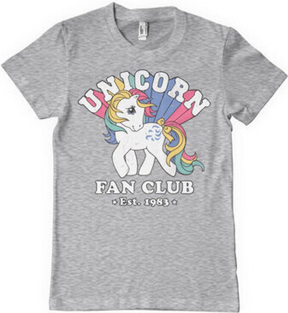 Unicorn Fan Club T-Shirt - Medium - HeatherGrey