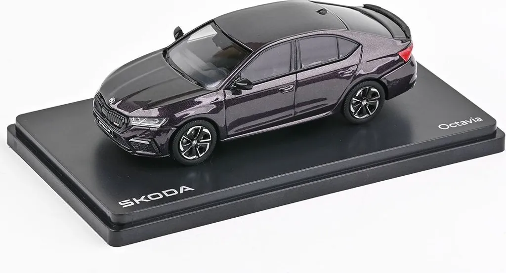 Réplique Skoda Octavia IV RS 2020 Abrex 1:43 - Cadeau Idéal Passionné
