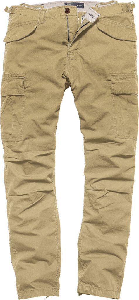 Vintage Industries Stoffhose Herren MILLER M65 PANTS khaki 34