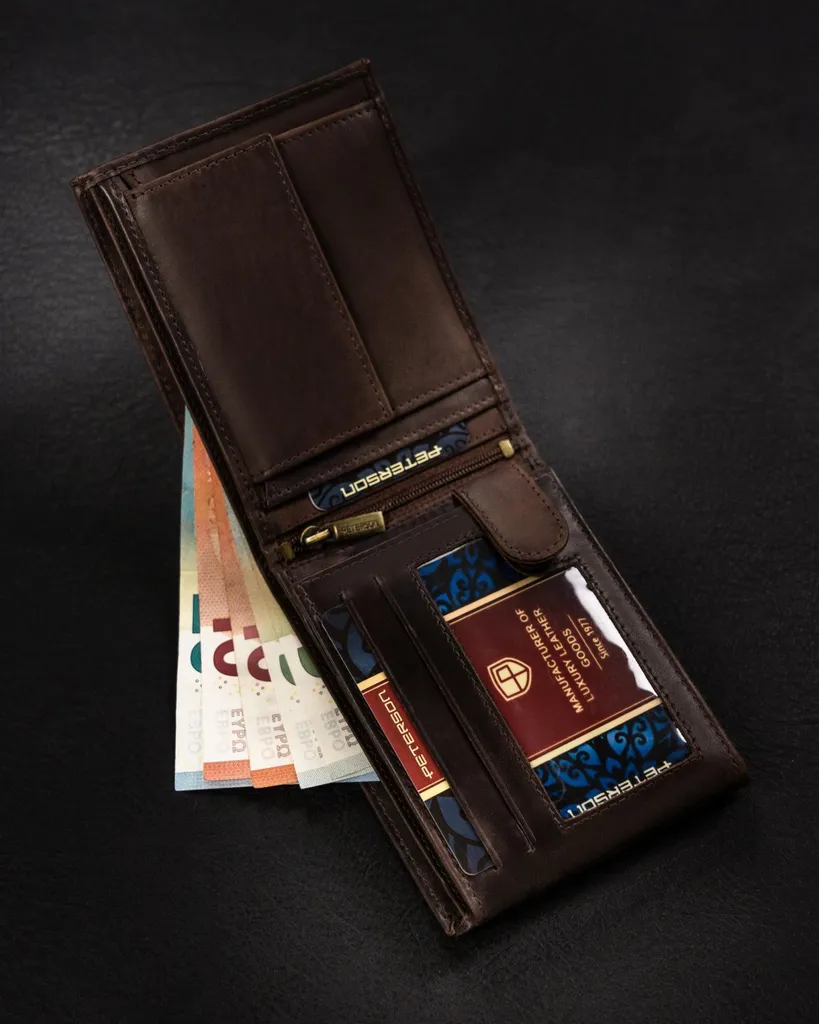 Peterson Greg 50241: Portafoglio in Pelle Premium con Scatola Regalo - 7