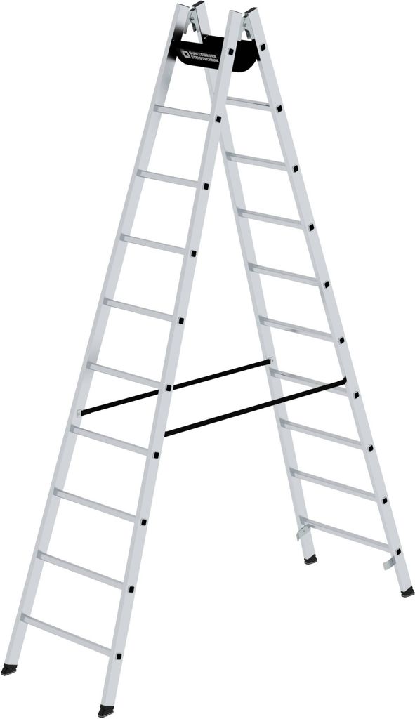 Sprossen-Stehleiter 2x10 Sprossen