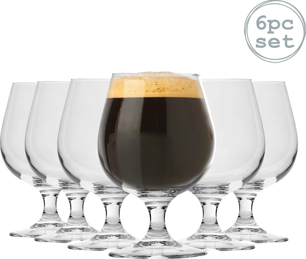 Verre à Bière 53cl Bormioli Rocco - Set de 6 Chopes Élégantes pour Bar