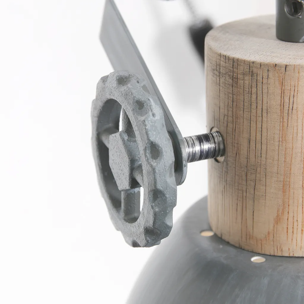 Spot Industriel Robuste Gearwood Gris : Solution Éclairage Durable - 3