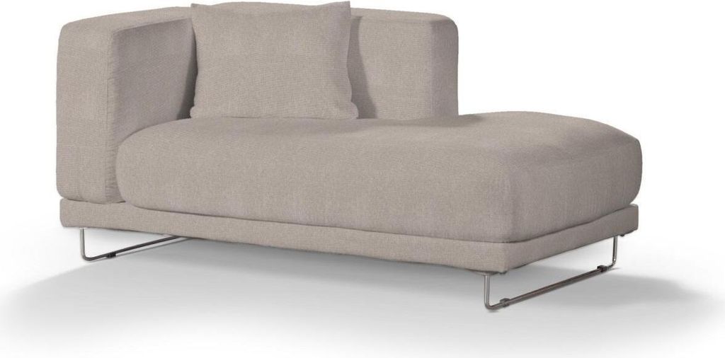 Dekoria Tylösand Recamiere rechts Sofabezug, beige-grau, Bezug für Recamiere Tylösand rechts