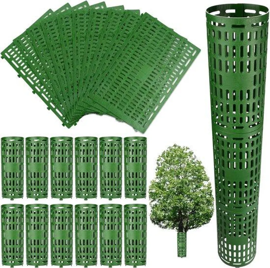 Protection pour Arbres Contre Tondeuse et Animaux - Pack de 15 Modulables
