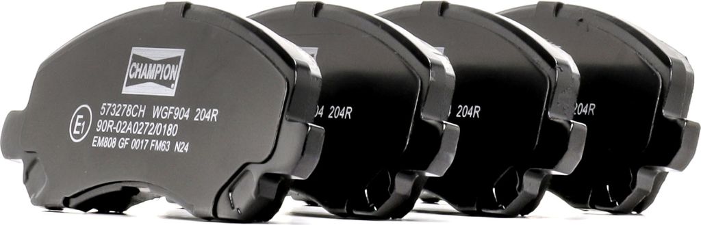 CHAMPION Bremsbeläge Satz Vorne Bremsklötze passend für PEUGEOT 4008 SUV für CITROËN C4 AIRCROSS für MITSUBISHI ASX (GAW) für JEEP COMPASS (...