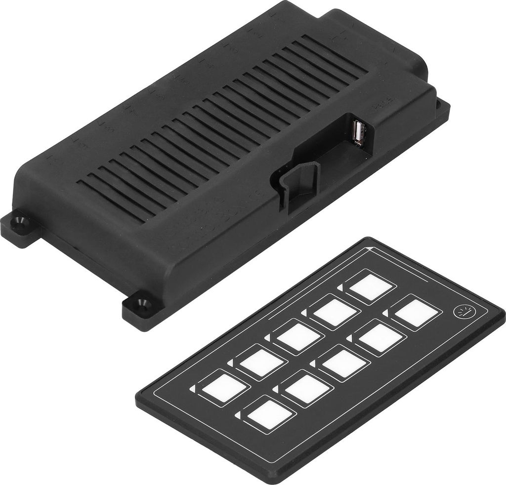 10P Folientastatur Bluetooth APP Steuerung mit Hintergrundbeleuchtung Modul LED Touch Eingebauter PPTC für RV Boot