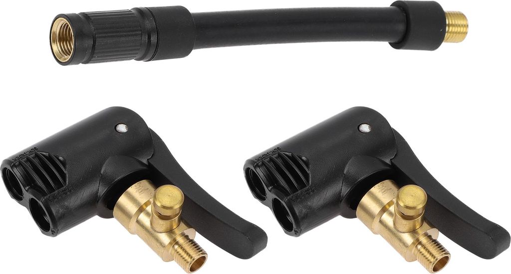 Reifenfüllschlauch Autoventil Verlängerungsschlauch 3,94 Zoll 7,8 mm ID für Auto Motorrad Fahrrad Luftpumpe Adapter Reifenventil mit ablassbarem...