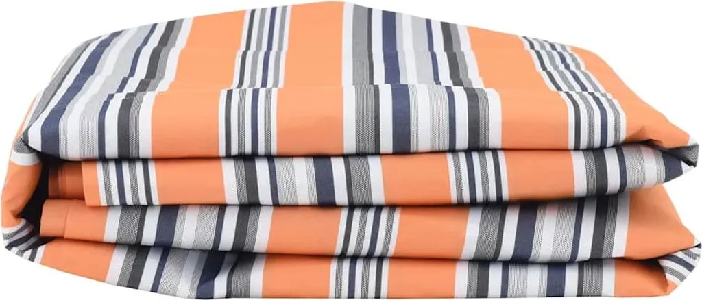 Telo Tenda Sole Ricambio 10m x 1,6m Blu/Arancio Anti-UV Mobili2025