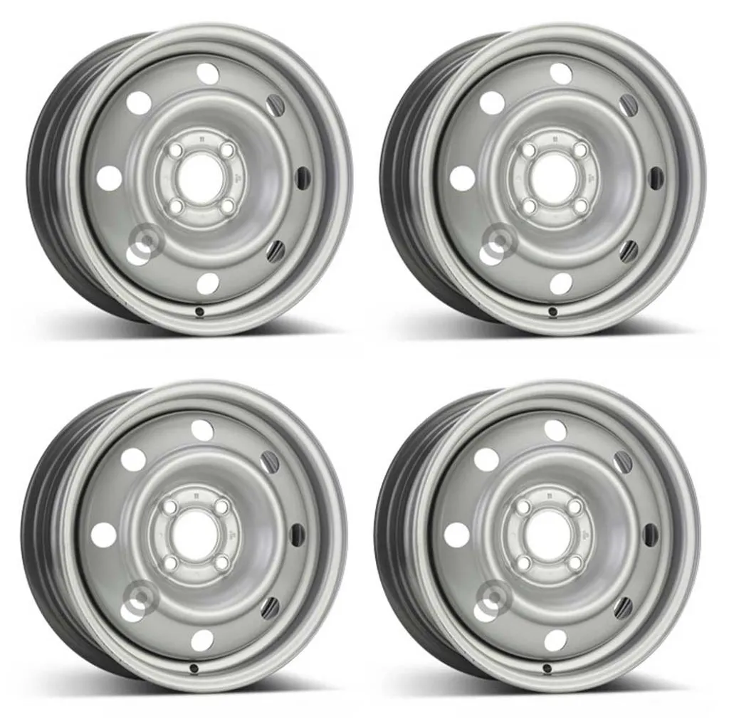 4 jantes en acier Alcar 5960 5,5Jx14 ET36 4x100 pour Nissan Kubistar