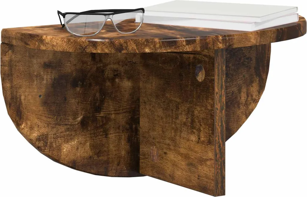 Mensola Ufficio SYFAX 38x19x19 cm | Rovere Fumé per Smart Working - 2