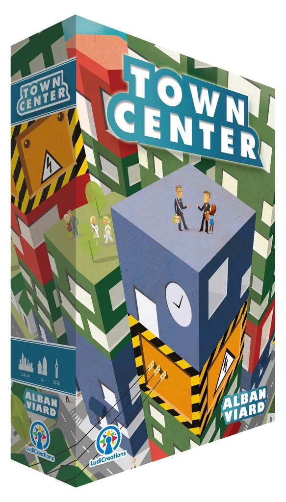 Town Center 4e édition : Jeu de société d'urbanisme version anglaise