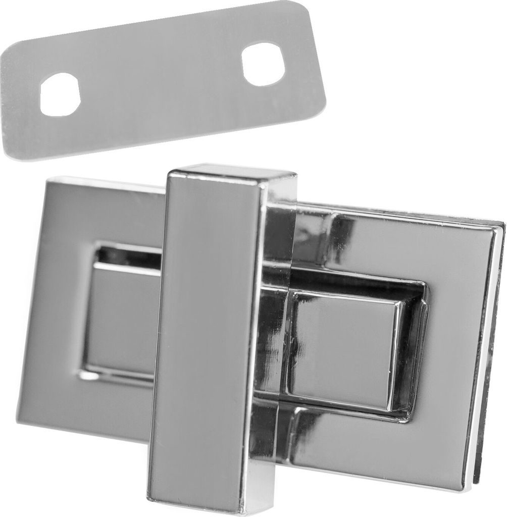 1 Set Metall Mappenverschluss Steck Dreh Verschluss Produktbild 