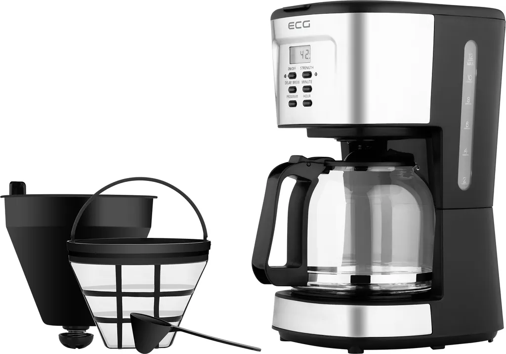 Machine à café ECG KP 2125 Supreme programmable avec écran digital
