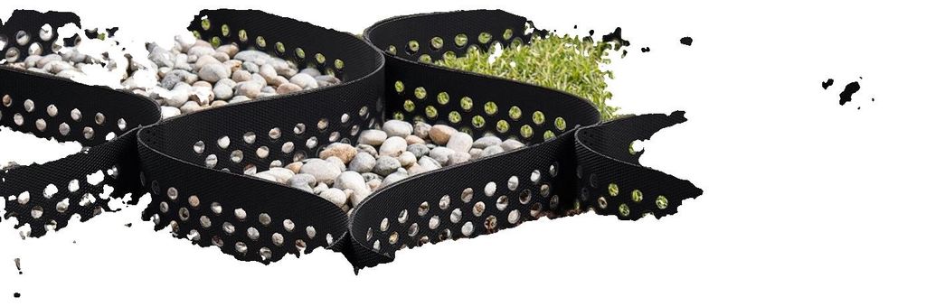 VEVOR štrková mriežka, hĺbka 75 mm, trávniková mriežka Obrázok produktu 