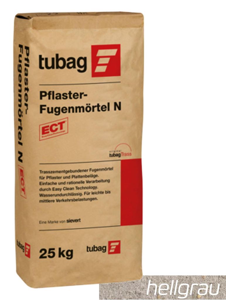 tubag Pflasterfugenmörtel PFN 25kg Hellgrau