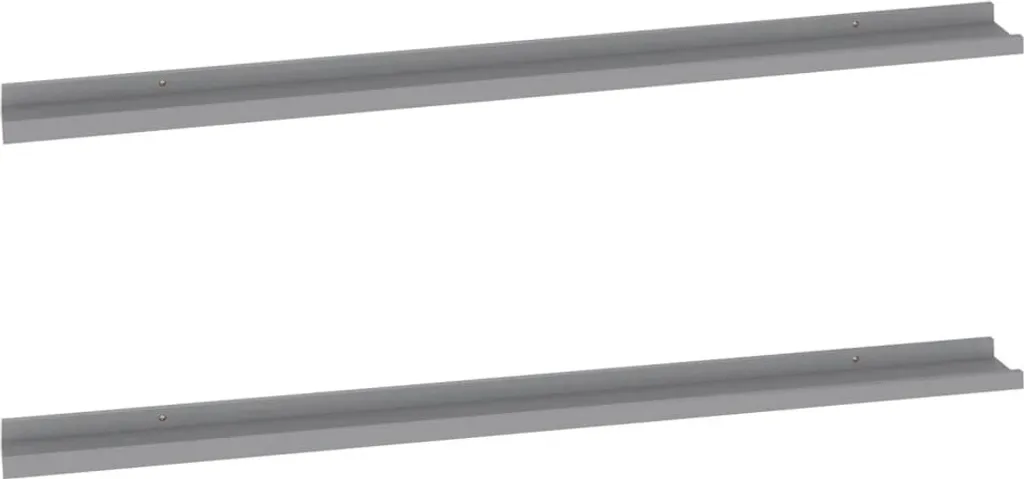 2 Mensole Grigio Cemento 115x9x3 cm | Arreda e Organizza Casa