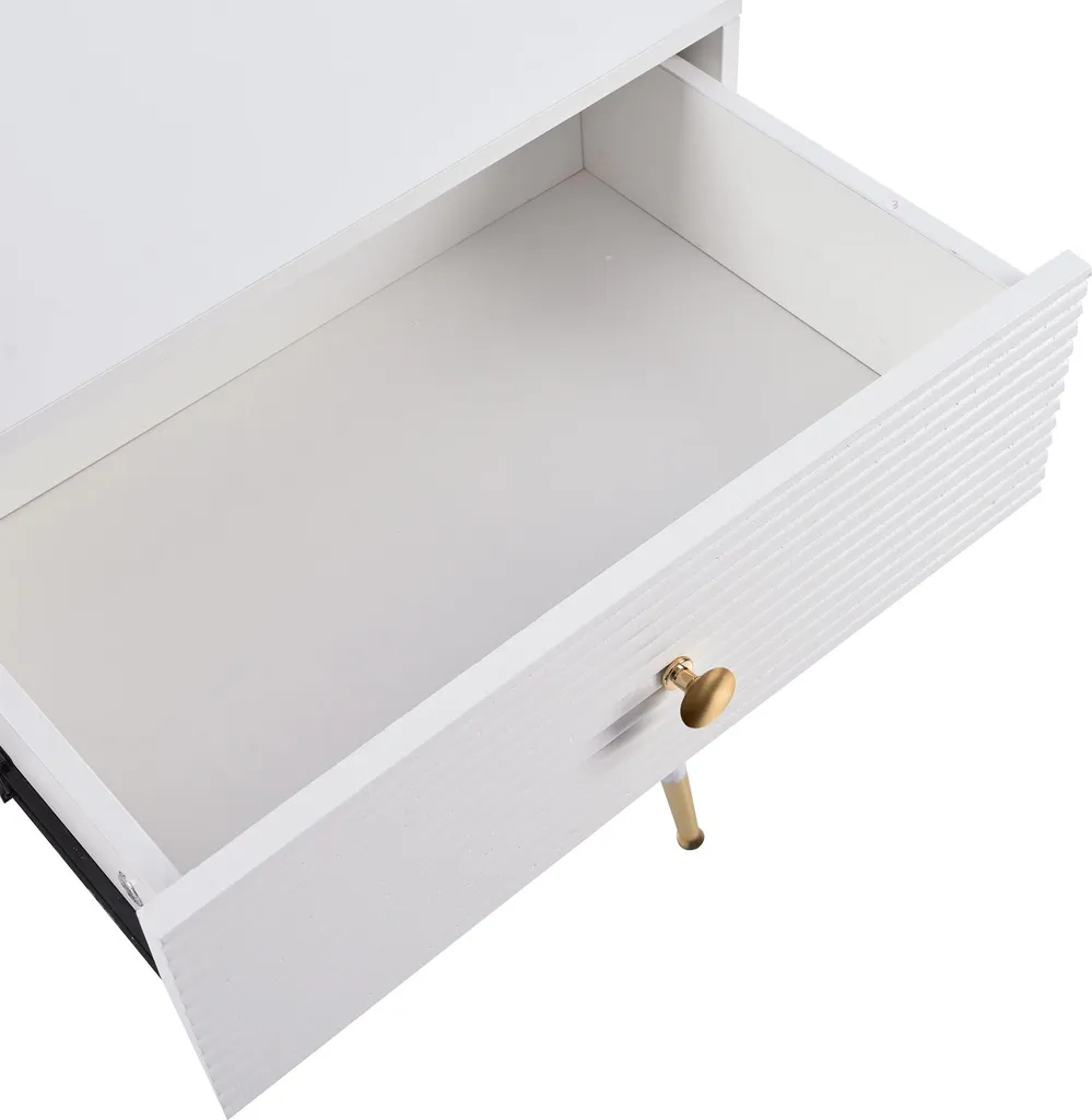MODFU Coiffeuse Moderne avec Miroir Lumineux LED et Rangement Extensible