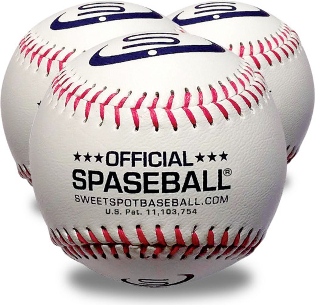 SweetSpot Lightweight Spaseball Baseballs 9 Inch 1.5oz Practice Balls (3 Pack) Baseball/Softball Artikel
