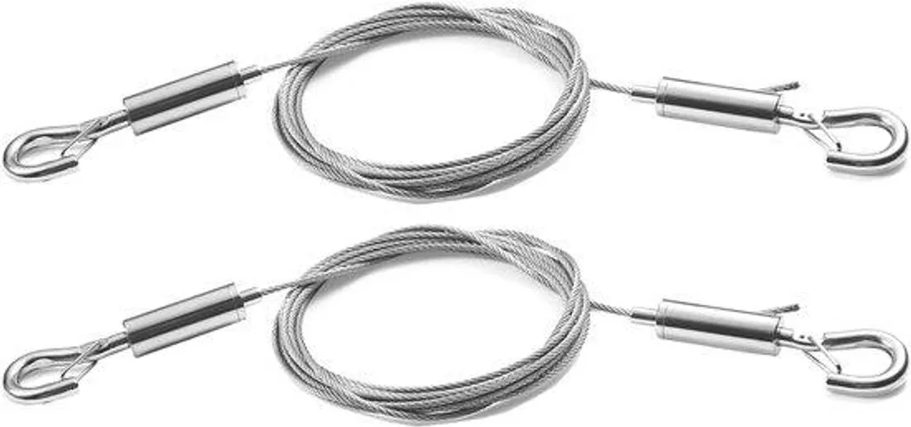 Câble acier inoxydable 2m ajustable épaisseur 1,5mm pour luminaire LED