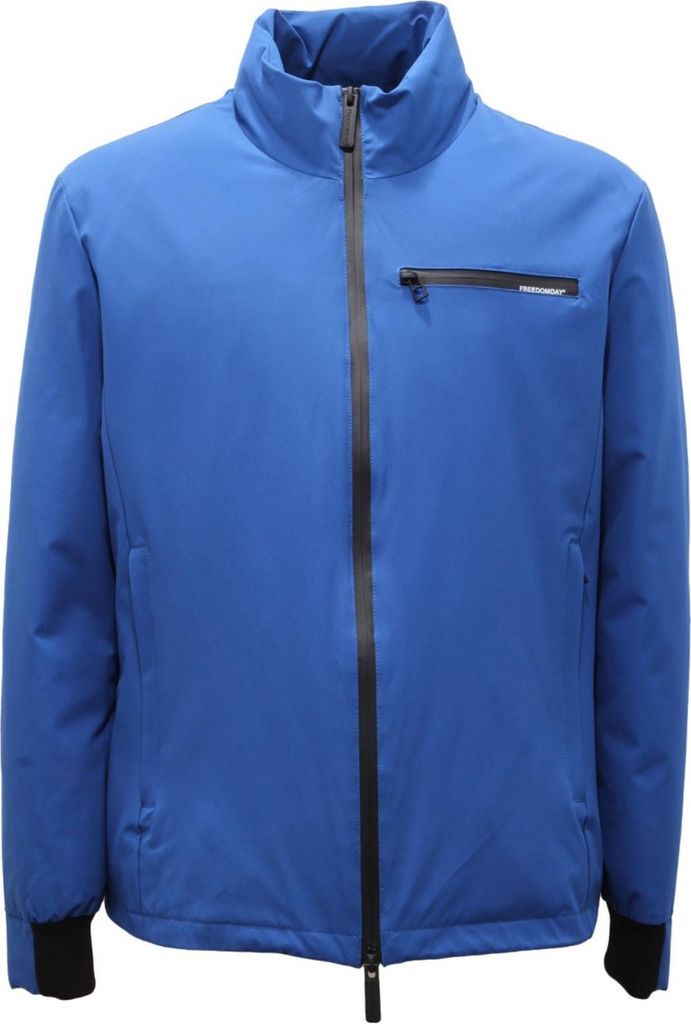 7513AI giubbotto uomo FREEDOMDAY ED OSCAR man light padded jacket blue