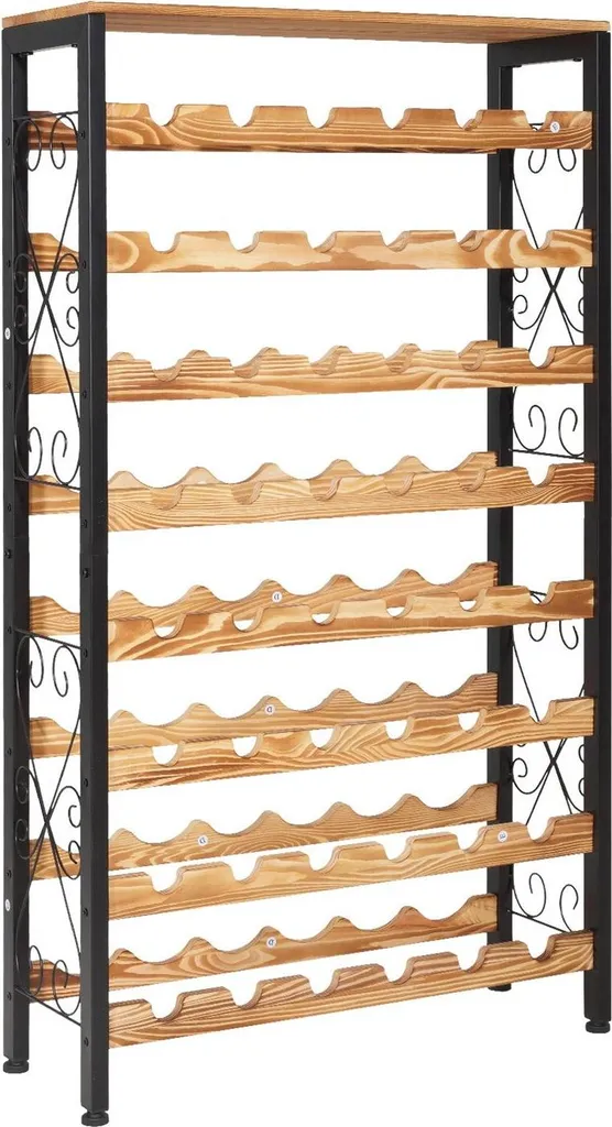 Étagère pour bouteilles de vin gain de place pour cuisine et bar
