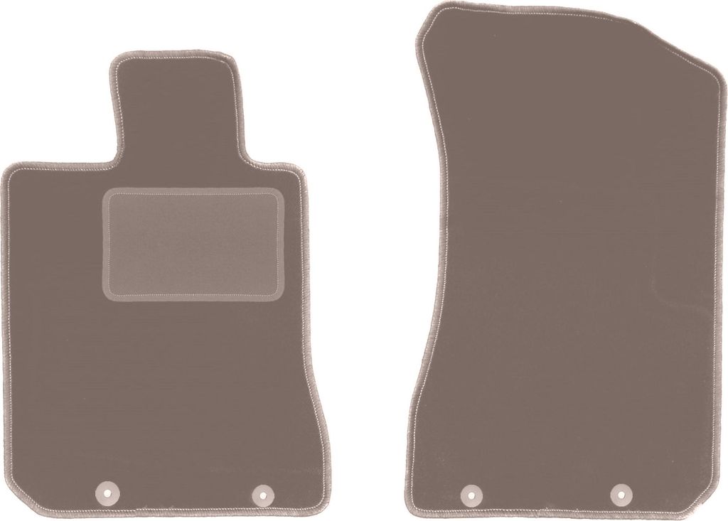 Autoteppiche vorne für: Honda Legend Iv Sedan (2004-2012) Beige