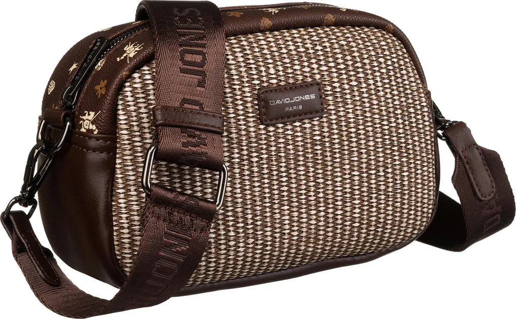 David Jones Borsa Postale Piccola Marrone | Pelle Ecologica per Donna