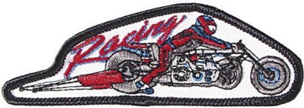 Aufnäher - Racing - 04692 - Gr. ca. 10,5 x 4,5cm - Patches