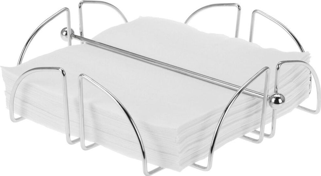 Serviettenhalter aus Metall Stahl Serviettenständer mit Beschwerer