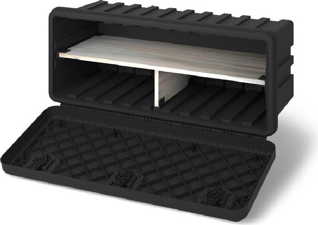 Set Mit Zwei Regalböden Für Den Werkzeugkasten Daken Arka 81209, Fach 1125X445Mm Und 445X180Mm