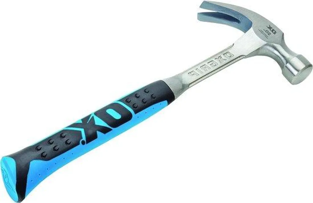 Marteau arrache-clou 20 oz bleu : fini les vibrations douloureuses