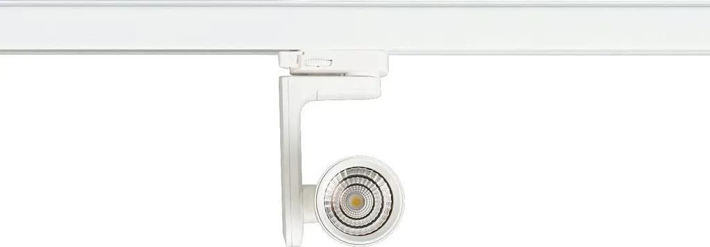 Spot sur rail blanc 10W Timor - Éclairage idéal pour boutique et loft