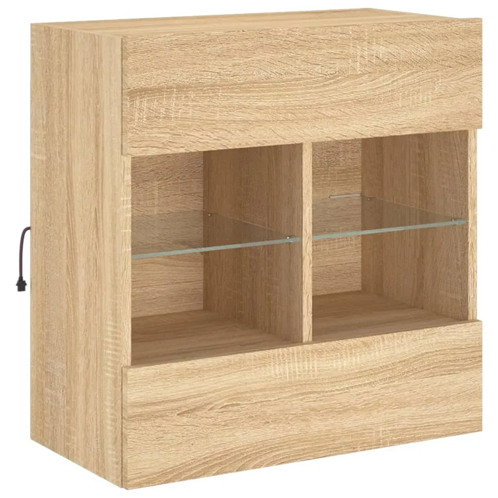 Trasforma il tuo Soggiorno: Mobile TV Rovere Sonoma con LED RGB - 4