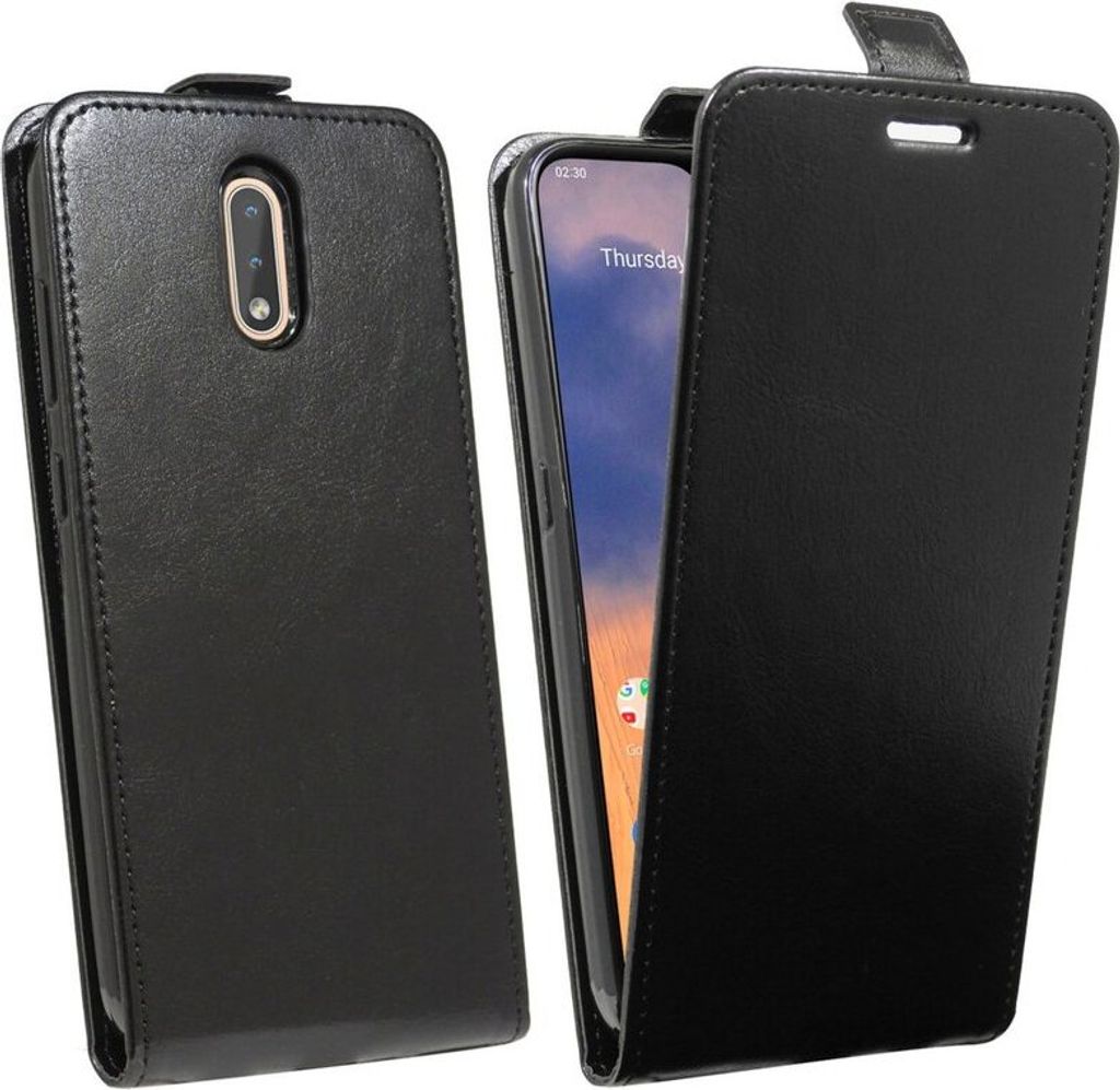 Flip Case für Nokia 2.3 Handy Tasche vertikal aufklappbar Produktbild 