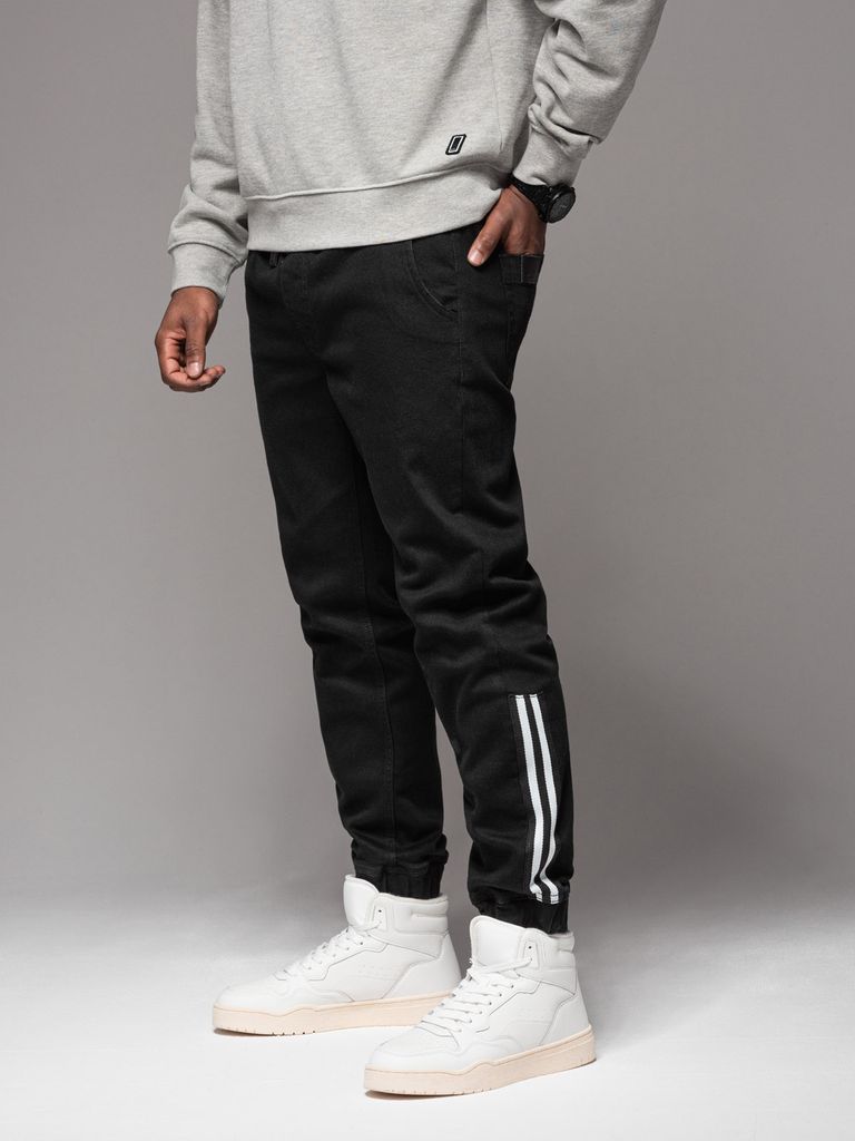 Ombre Clothing Herren-Jogginghosen Epule schwarz S
