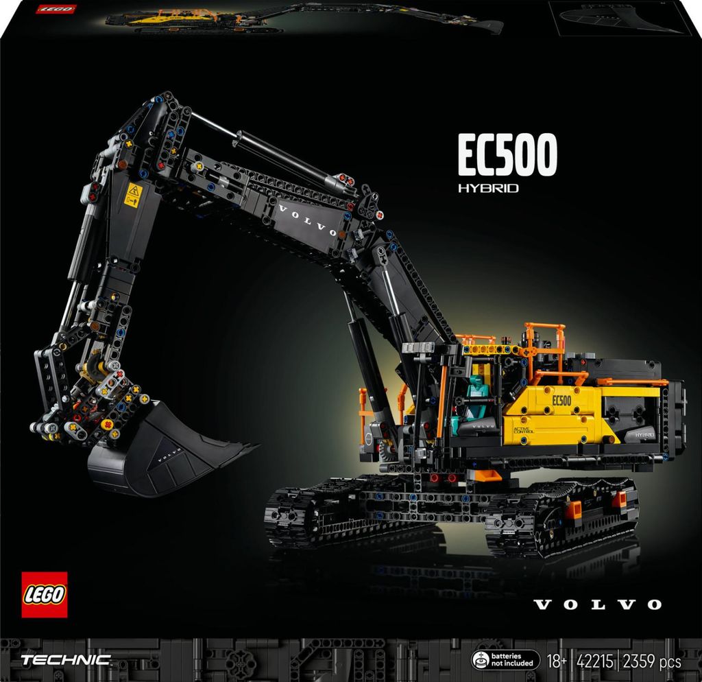 LEGO Technic Excavatrice Volvo EC500 Hybride 42215 Set de Image du produit 