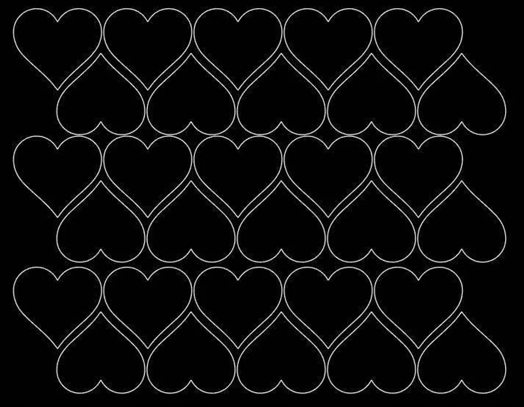 Adesivi Cuore Nero Lucido 4cm - 30 Pezzi per San Valentino e Packaging