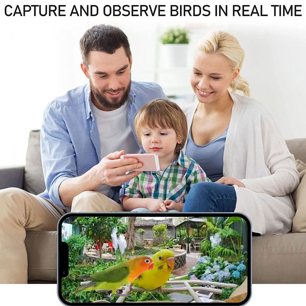WIFI Smart Bird Feeder Camera 1080P Auto Capture Bird Video Obrázek produktu 6
