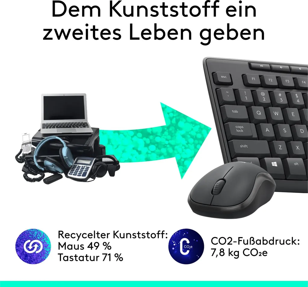 Logitech MK295 Silent ensemble clavier et souris sans fil graphite - 44