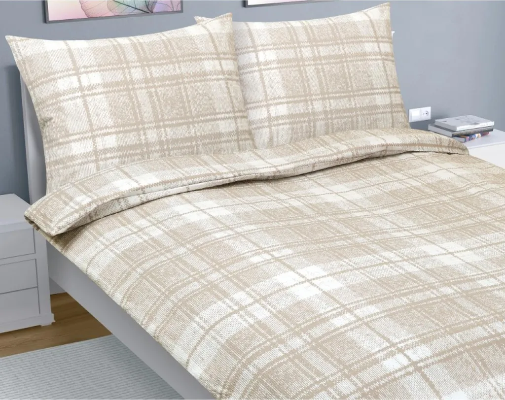Coperta in Crêpe di Lino 180x200 con Federe 70x90 | Qualità Naturale