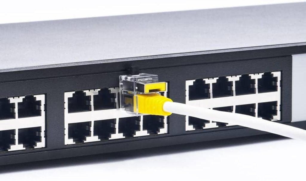 SMARTKEEPER ESSENTIAL / 12 x LAN Cable Locks 2 without Lock Key Basic / Schwarz